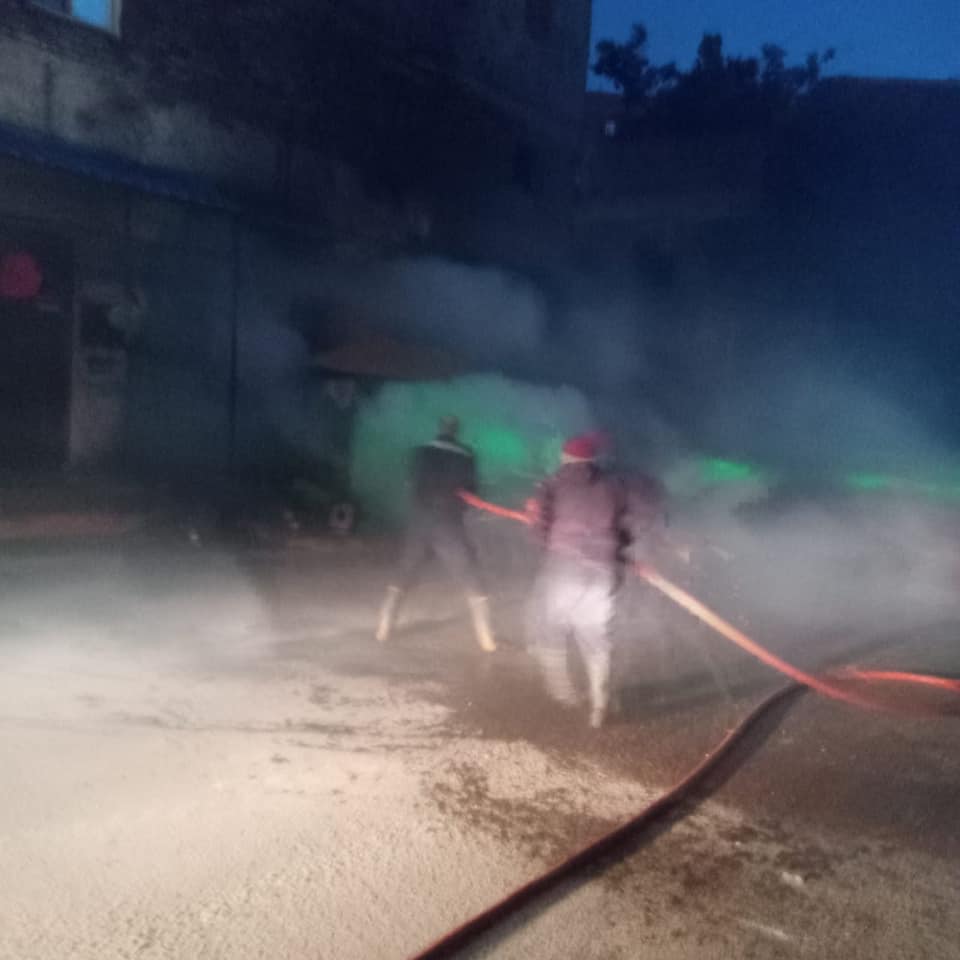 حريق البساتين