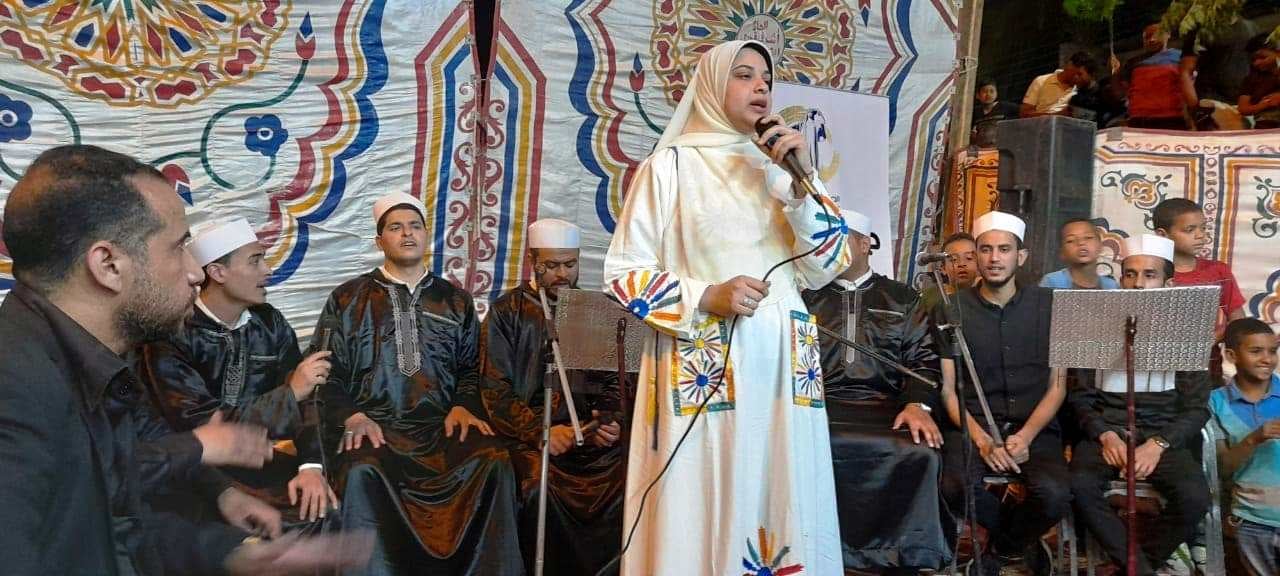 منشد ضمن فريق قصر ثقافة سوهاج