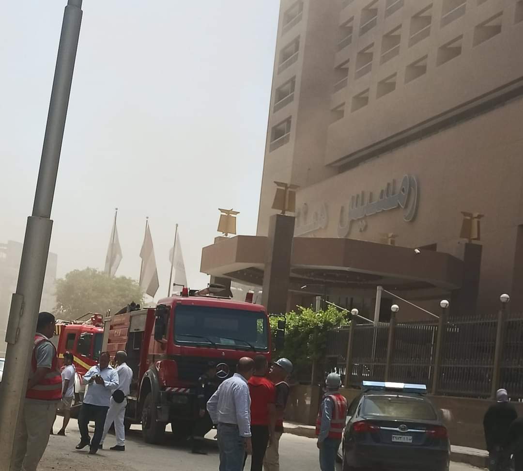حريق فندق رمسيس هيلتون