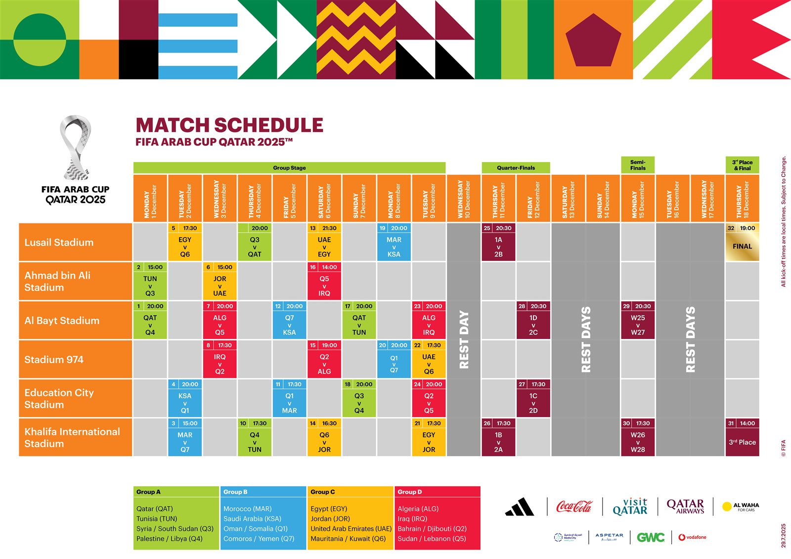 FAC 2025 Match Schedule EN