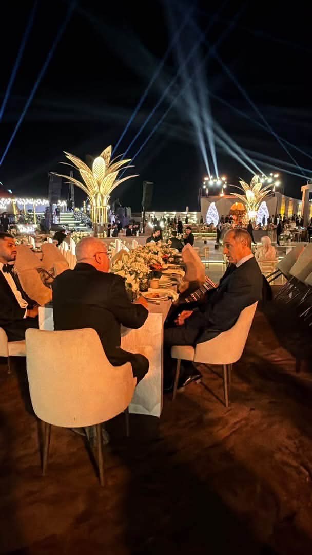 جمال مبارك على رأس الحضور لحفل زفاف مصطفى شوبير