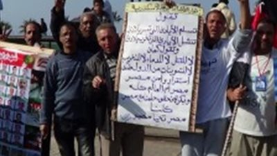 بالصور.. وقفة تطالب بالقصاص العادل للشهداء بالقائد إبراهيم في الإسكندرية