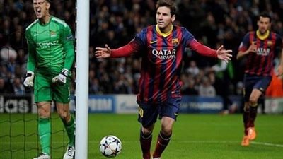 ميسى  ينتظر نادى المائه فى لقاء السيتزن الليلة