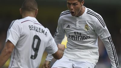 بنزيمة ورنالدو يقود هجوم المارينجى امام الغواصات الصفراء