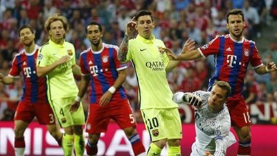 برشلونة يخسر من البايرن 3/2 ويتأهل لنهائى أبطال اوروبا