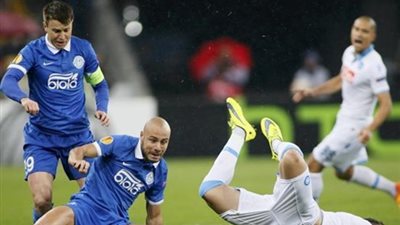 دينبرو يهزم نابولى 1/0 ويتأهل لمواجهة إشبيلية فى نهائى الدورى الأوروبى