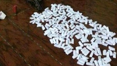 ضبط 87 لفافة هيروين بحوزة تاجرة بالمحلة الكبري