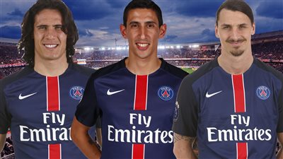 « سان جيرمان» يتسلح بإبراهيموفيتش ودي ماريا و كافاني أمام السيتي
