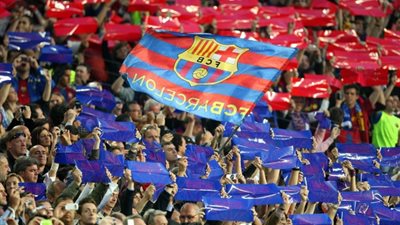 1500 مشجع يدعمون «برشلونة»في مواجهة «الروخي بلانكوس»