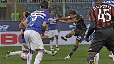 باكا يقود ميلان للفوز على سامبدوريا 