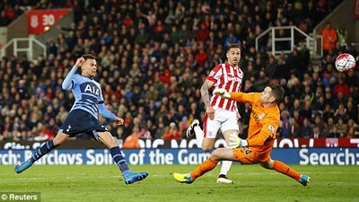 بالفيديو..«توتنهام»يصعق ستوك برباعية ويقلص الفارق مع ليستر لـ 5 نقاط