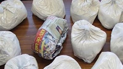 جمارك نويبع تحبط محاولة تهريب 8, 10 كيلو هيروين