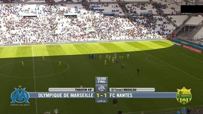 مارسيليا يتعثرعلي ملعبه أمام نانت ..ويهدر نقطتين غاليتين