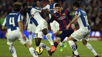 بث مباشر لمباراة برشلونة وإسبانيول فى الدورى الأسباني