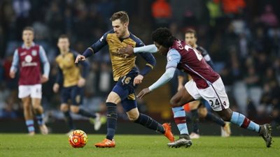 اليوم:آرسنال يطمح في المركز الثاني علي حساب أستون فيلا