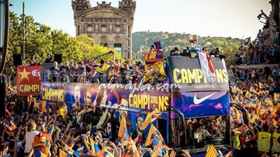 برشلونة يقرر تأجيل إحتفالات الليجا الإسبانية !!