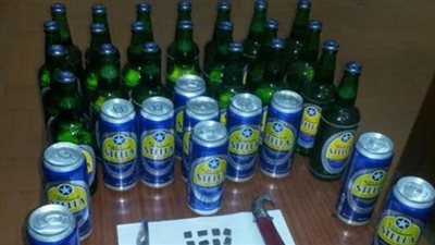 ضبط شخصين بحوزتهما «زجاجات بيرة» بالقليوبية 