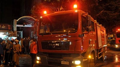 حريق هائل فى سينما «رادوبيس» بالهرم