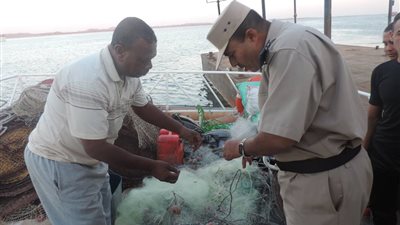 حملة لتطهير بحيرة «السد العالى» من الإشغالات