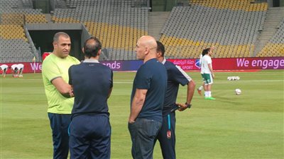 جلسة ودية بين فيجو والعميد قبل لقاء المصرى والاهلى 