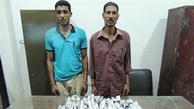 ضبط عاطلين بحوزتهما مواد مخدرة بالقليوبية 