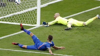 آيسلندا تخطف الفوز في الوقت القاتل أمام النمسا وتصعد لدور ال16 باليورو