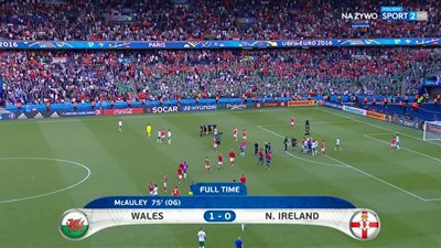 ويلز يواصل مفاجأته بالصعود لدور ال8 بالفوز على أيرلندا 