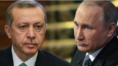 أردوغان يعتذر لبوتين عن مقتل الطيار الروسي في أجواء سوريا