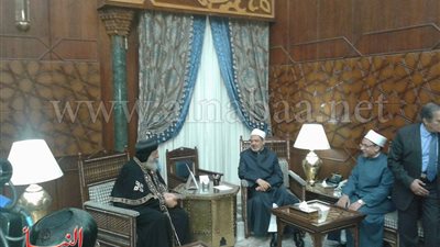 بالصور.. تواضرس يهنئ شيخ الأزهر بعيد الفطر
