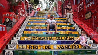 صور: «دَرَج سيلارون» أبرز معالم البرازيل السياحية