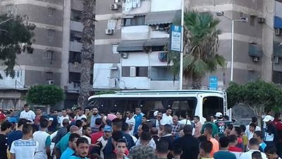 إغلاق الشارع المقابل لمبنى محافظة بورسعيد احتجاجا على حبس حسام حسن