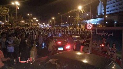 اعتصام جماهير «المصرى» أمام مديرية أمن بورسعيد اعتراضا على حبس حسام حسن