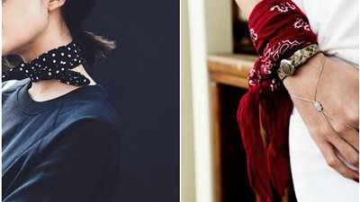 مش بس للشعر .. الباندانا لإطلالة عصرية على اليد والرقبة