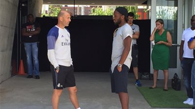 الفيل الافوارى يزور معسكر ريال مدريد في كندا