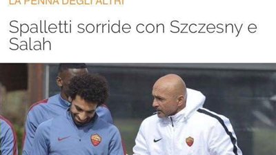 سباليتي: سعيد بإنضمام صلاح لمعسكر روما فى أمريكا