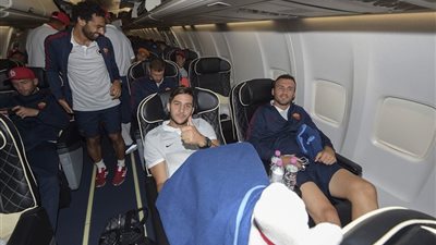 شاهد.. صلاح يسافر مع ذئاب روما إلي كندا