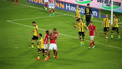 نتيجة مباراة بايرن ميونيخ وبروسيا دورتموند..البافاري بطلًا لكأس السوبر الألماني 
