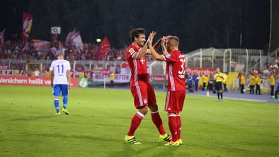 البايرن يقسو علي كارل تسايس يينا بخماسية ويتأهل للدور الثاني