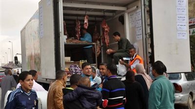 10 سيارات مجهزة لنقل اللحوم من المجازر إلى أماكن التوزيع فى سوهاج