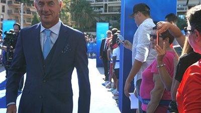 رايش وسيدروف يصلان حفل سحب قرعة 