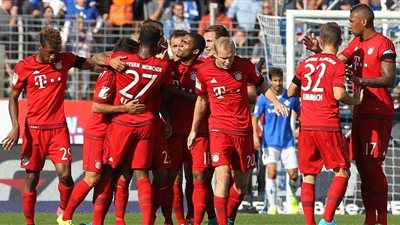 البايرن يصعق أنجولشتات بثلاثية مدوية في الدوري الالماني 