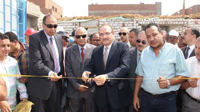 محافظ بني سويف يفتتح محطة رفع صرف صحي بتكلفة 9 مليون جنيه