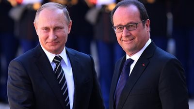أزمة عنيفة بين فرنسا وروسيا بسبب سوريا.. و«بوتين» يلغي زيارته لباريس