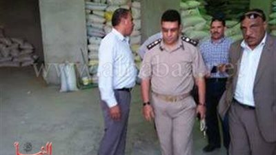 بالصور.. ضبط 400 طن أرز شعير قبل بيعها في السوق السوداء بالغربية