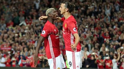 إبرا وبوجبا يقودان 