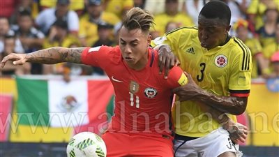 كولومبيا تتعادل سلبيًا مع تشيلي في تصفيات 