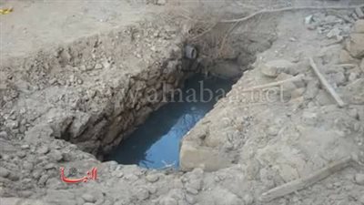 بئر صرف صحي يصيب أهالي عزبة