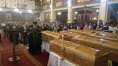 بالفيديو.. كلمة البابا تواضروس خلال ترأسه جنازة ضحايا البطرسية