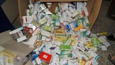 ضبط أدوية بيطرية منتهية الصلاحية في محل بطنطا 
