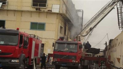 انتهاء عمليات تبريد حريق مسرح الليسيه